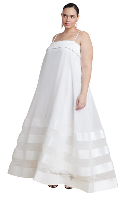 Dramatic Organza Trapeze Gown