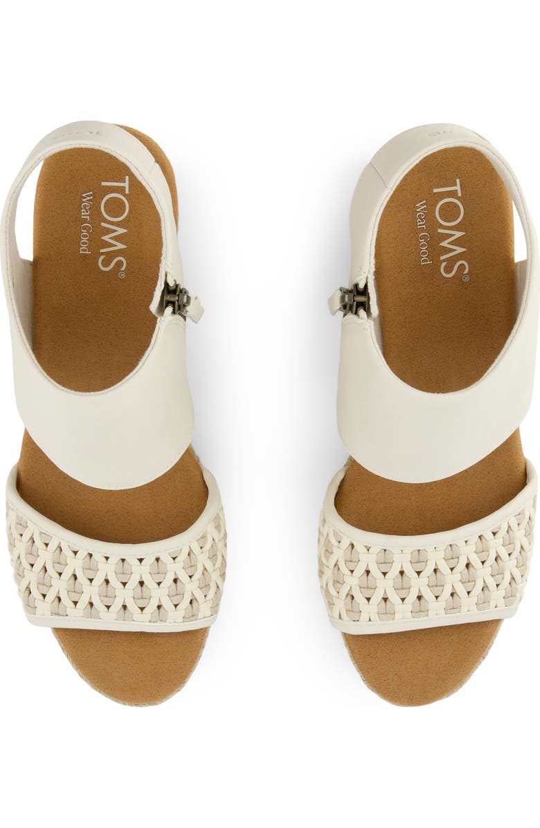 TOMS Majorca Platform Sandal, Alternate, color, Natural Basket
