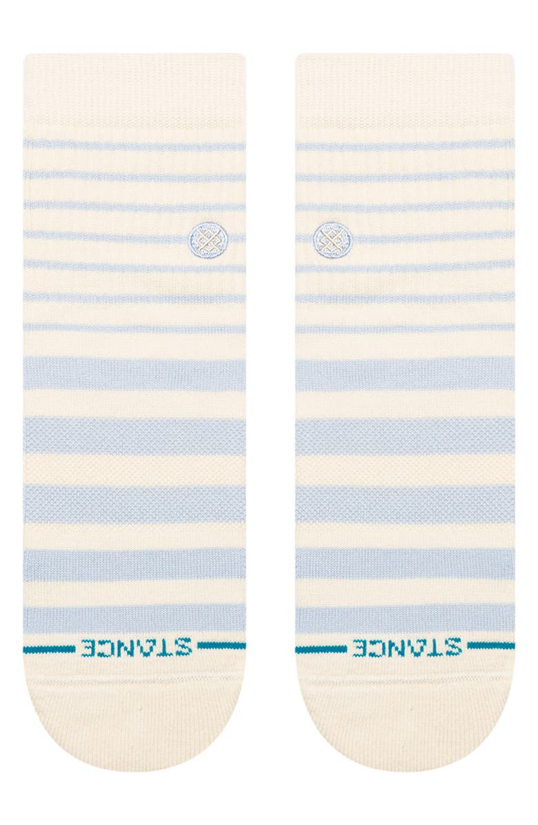 Stance Vista Quarter Socks, Alternate, color, Ivory