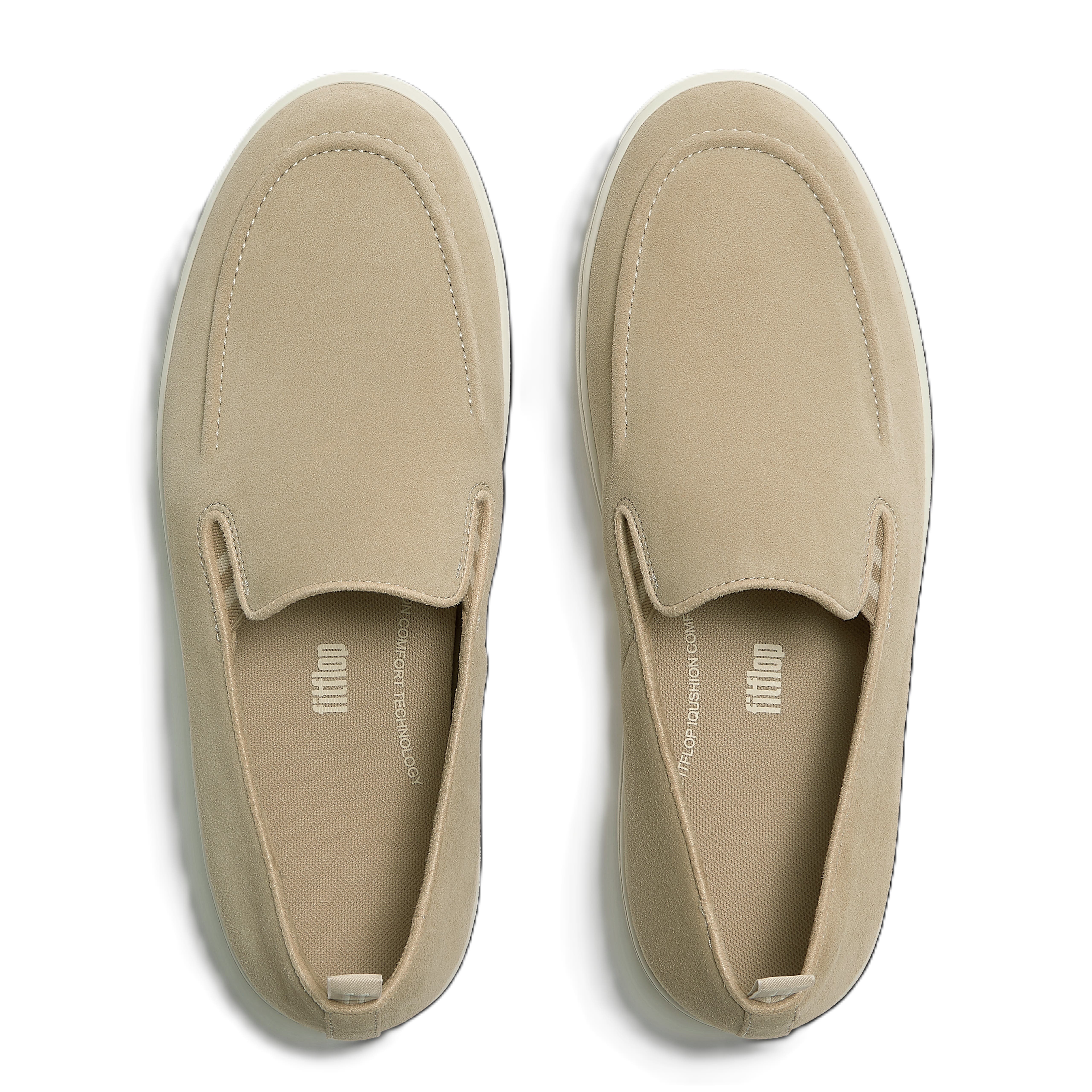 FitFlop Craft Q Mens Loafers, Alternate, color, Faded Sand