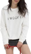 Moshiqa I Woof U Embroidery Sweatshirt