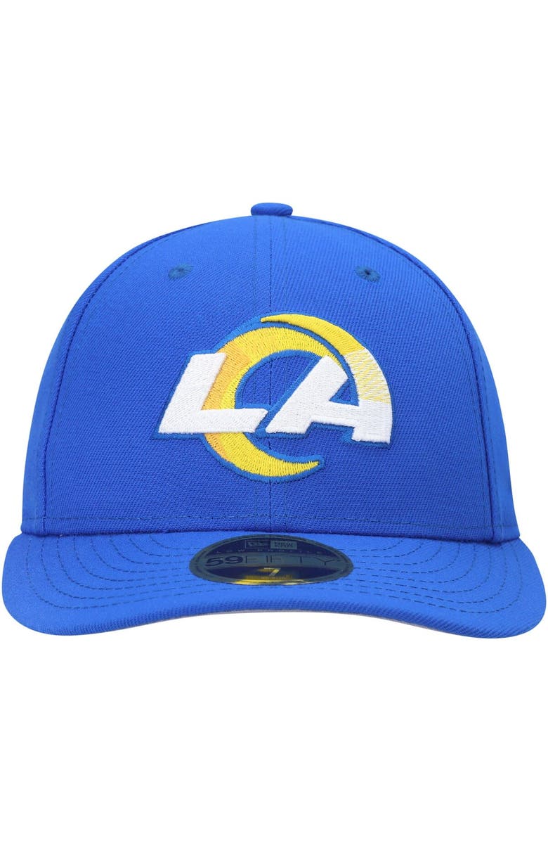New Era Men's New Era Royal Los Angeles Rams Omaha Low Profile 59FIFTY Fitted Hat, Alternate, color, Royal