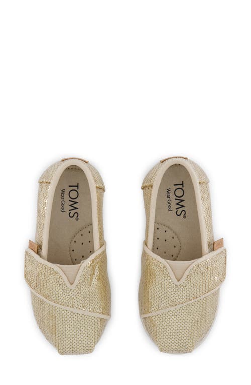 Toms Kids' Alpargata Sneaker In Gold
