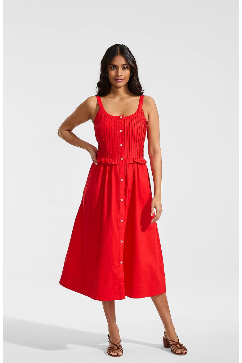 pintuck linen dress Pintuck Linen Dress S