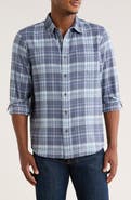 14th & Union Plaid Flannel Button-Up Shirt