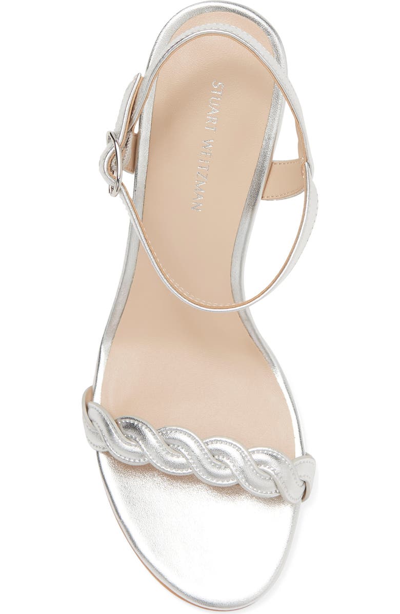 Stuart Weitzman Twistie Stiletto 75 Sandal, Alternate, color,