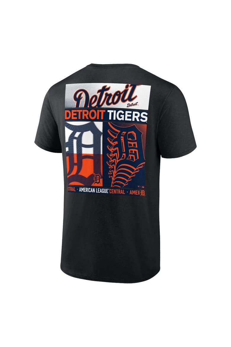 Men's Profile  Black Detroit Tigers Big & Tall Two-Sided Graphic T-Shirt, Alternate, color, Black