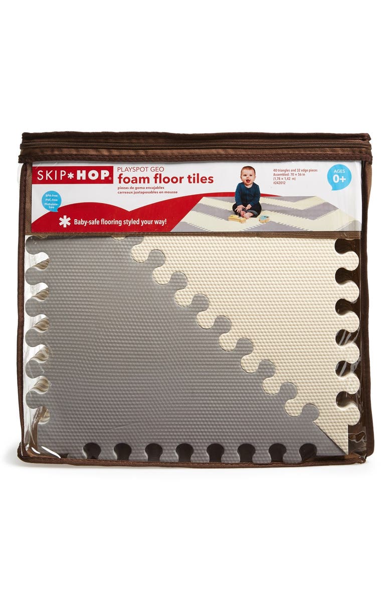 Skip Hop 'PLAYSPOTS' Foam Floor Tiles, Alternate, color, Grey