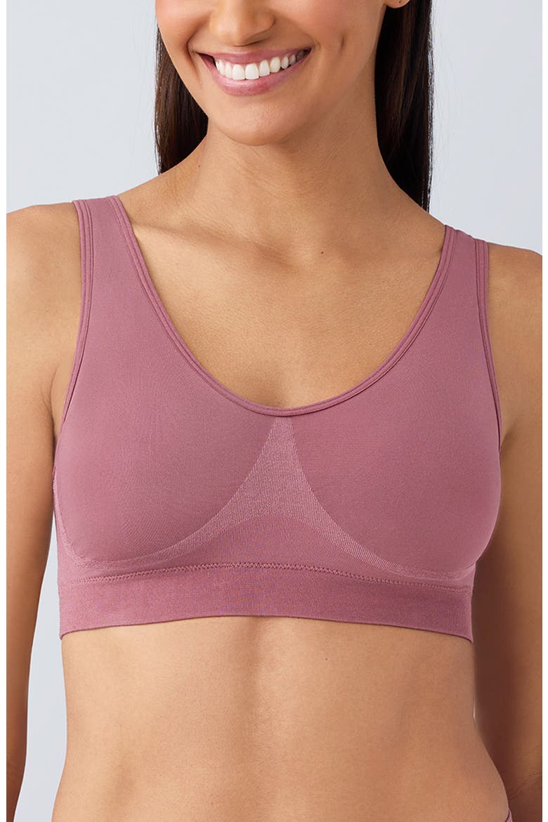 B-Smooth® Seamless Bralette, Main, color, ROSE BROWN