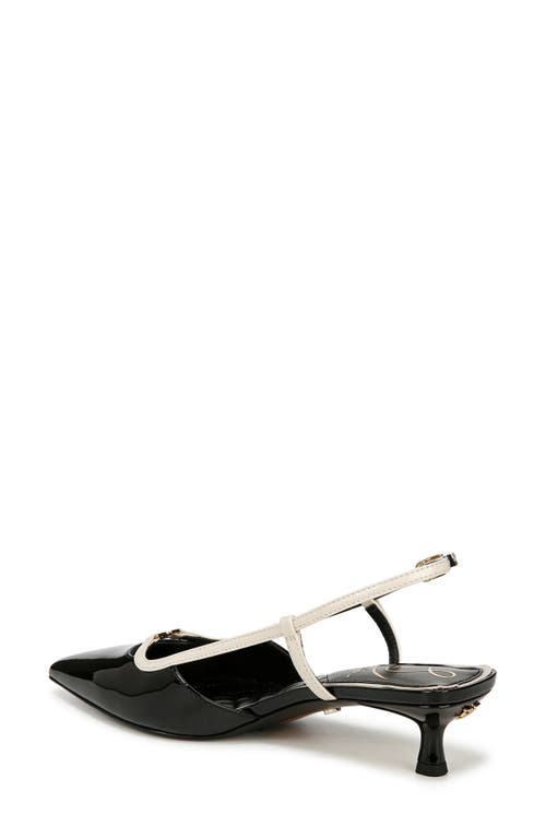 Sam Edelman Toni Slingback Pointed Toe Kitten Heel Pump