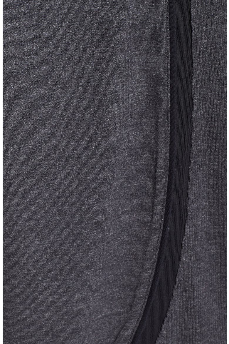 'Hail' Cross Back Hoodie, Alternate, color, BLACK