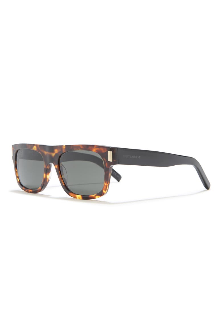 52mm Square Sunglasses, Alternate, color, HAVANA BLACK GREY