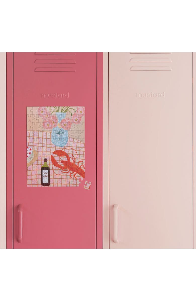 Journey of Something Lobster Lunch, 100 Piece Magnetic Art Puzzle, 11.4 x 8.3 Inches, Alternate, color, Multicolored