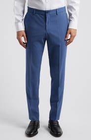 BOSS Genius Wool Blend Dress Pants