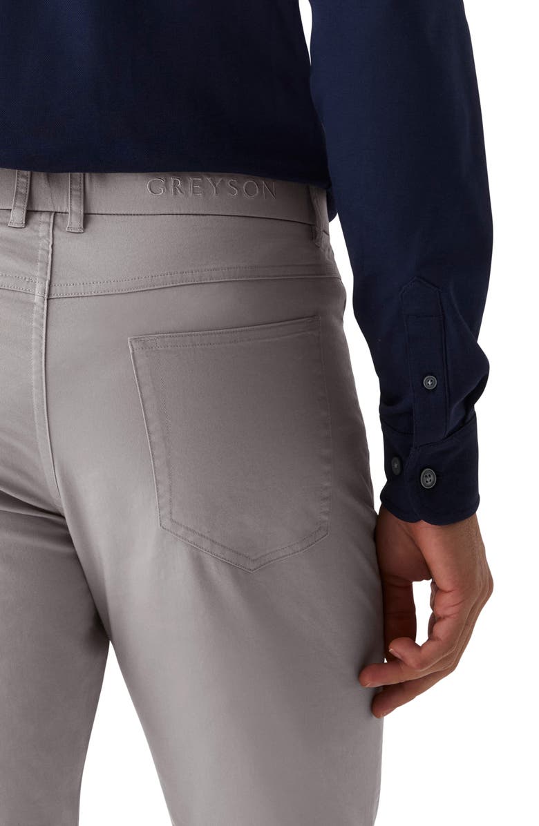 Greyson Amagansett 5-Pocket Slim Fit Pants, Alternate, color, Riverstone