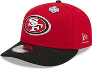 New Era Men's New Era  Scarlet/Black San Francisco 49ers 2026 NFL Draft On Stage Pre-Curved 9FIFTY Snapback Hat