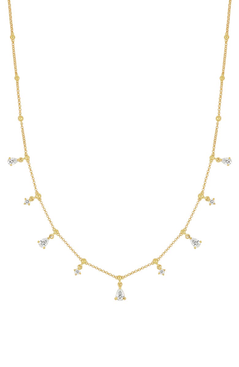Bony Levy Mykonos Diamond Station Necklace, Main, color, 18K Yellow Gold