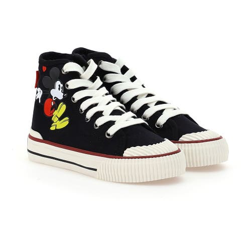 Master of Arts Mickey High Top Sneakers in Black  product