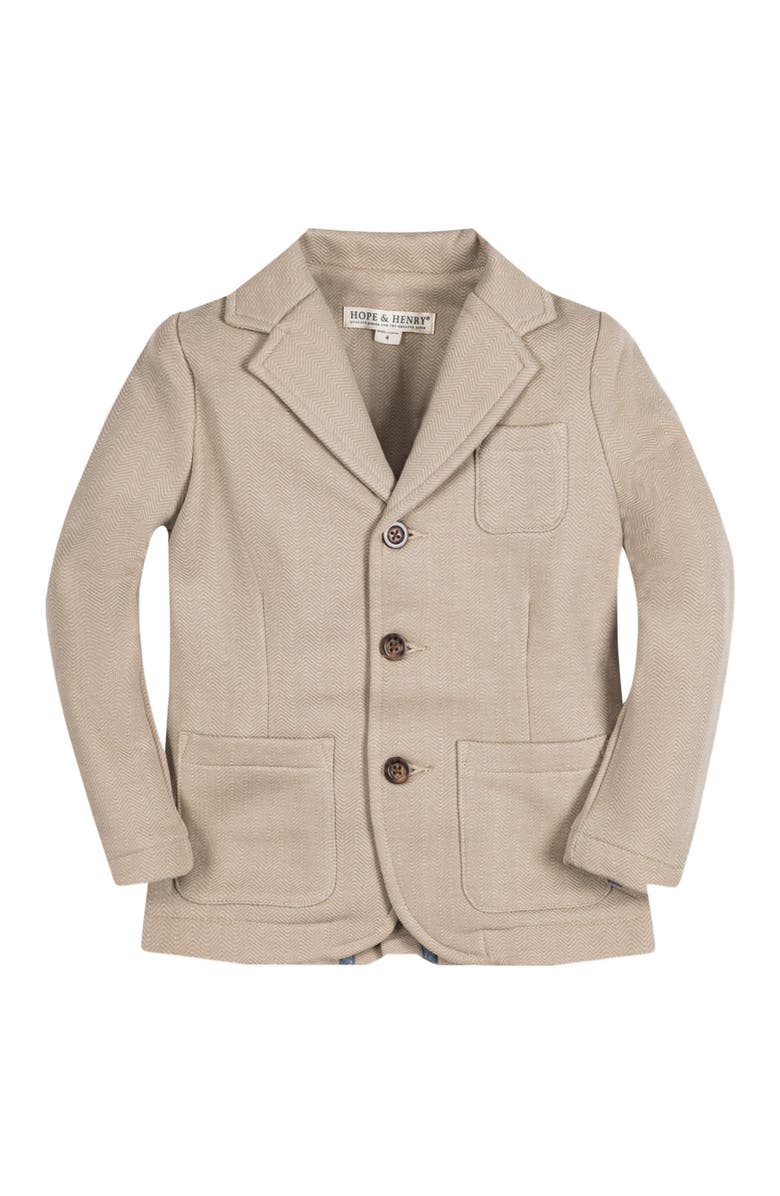Hope & Henry Boys' Fleece Blazer, Toddler, Main, color, 