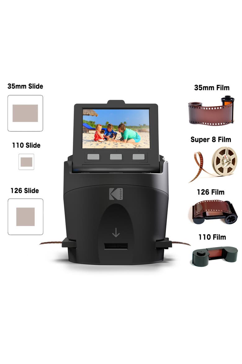 SCANZA Digital Film & Slide Scanner, Alternate, color, Black