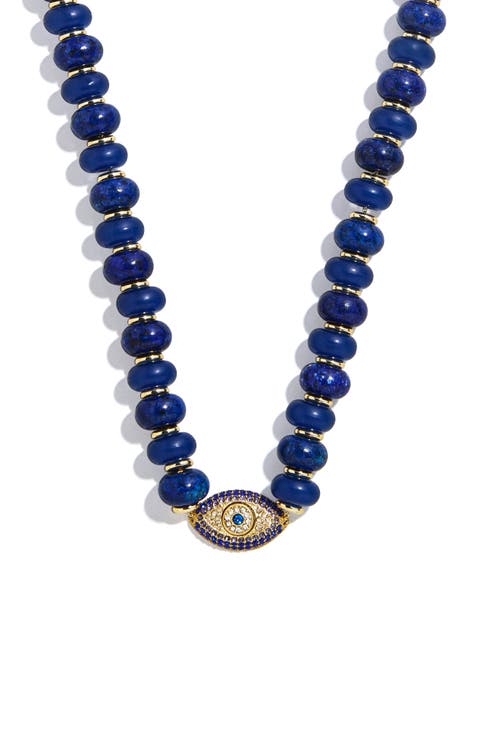 Leah Evil Eye Beaded Necklace