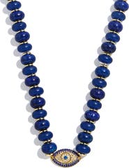 BaubleBar Leah Evil Eye Beaded Necklace