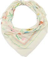 Kate Spade New York large joyful garden square scarf