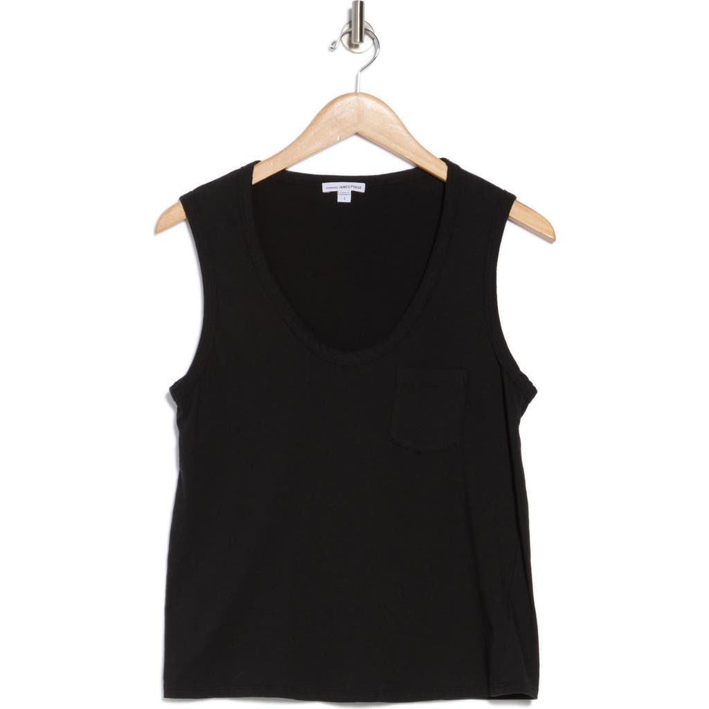JAMES PERSE JAMES PERSE V-NECK COTTON TANK