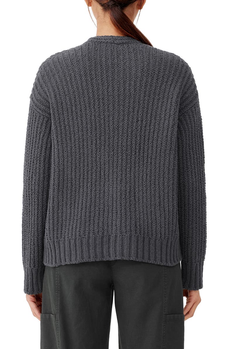 Eileen Fisher Organic Cotton Open Front Cardigan, Alternate, color, 