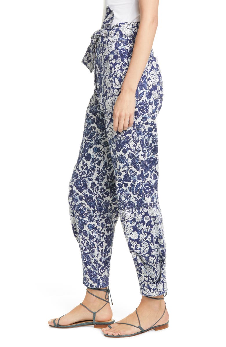 Ulla Johnson Floral Print Storm Jeans, Alternate, color, 