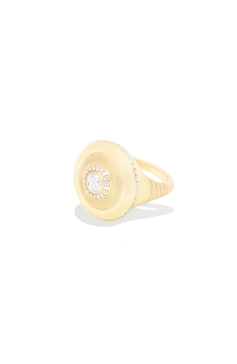 Campbell + Charlotte Evolve Cocktail Ring, Alternate, color, Diamond-Gold