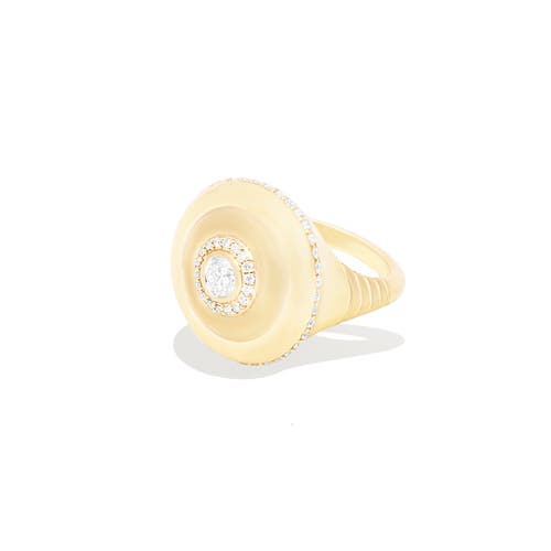 Campbell + Charlotte Evolve Cocktail Ring In Gold