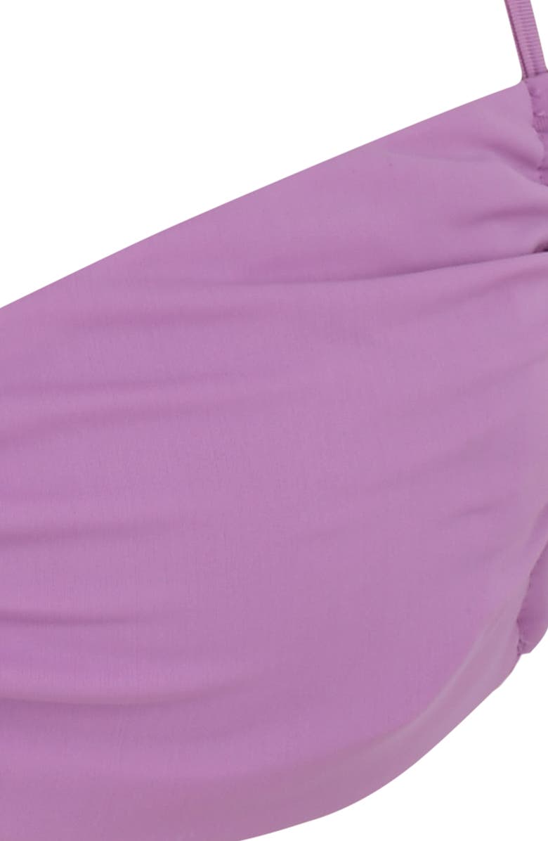 HOUSE OF CB Isla Grande Halter Bikini Top, Alternate, color, Lilac