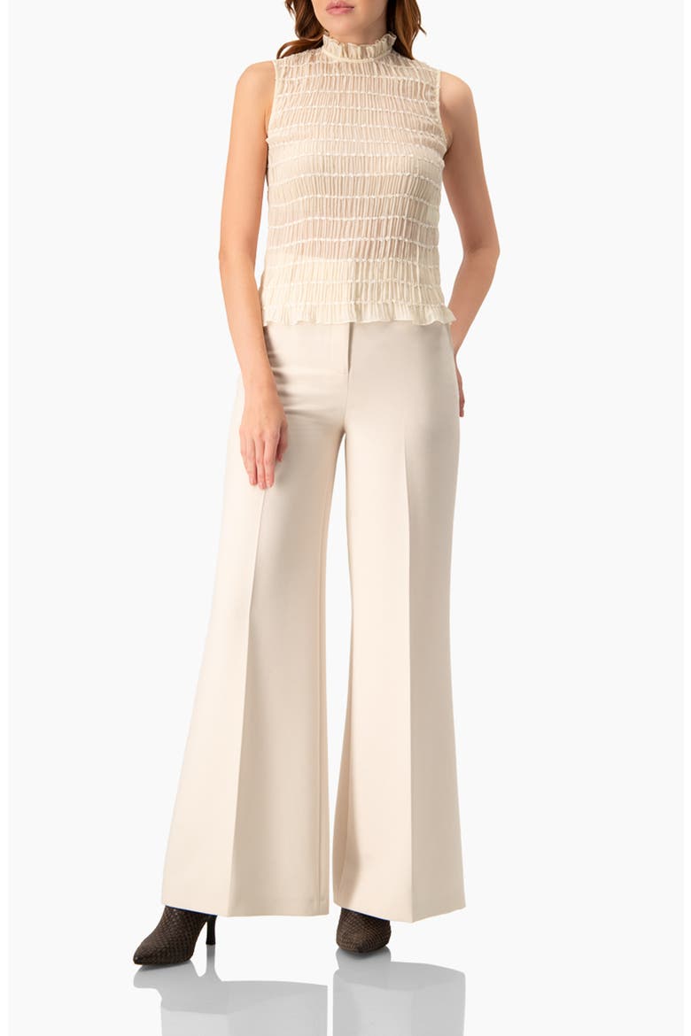 Wide-Leg Straight Pants, Alternate, color, Ivory