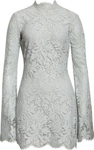 A.L.C. Eden Floral Lace Mock Neck Minidress