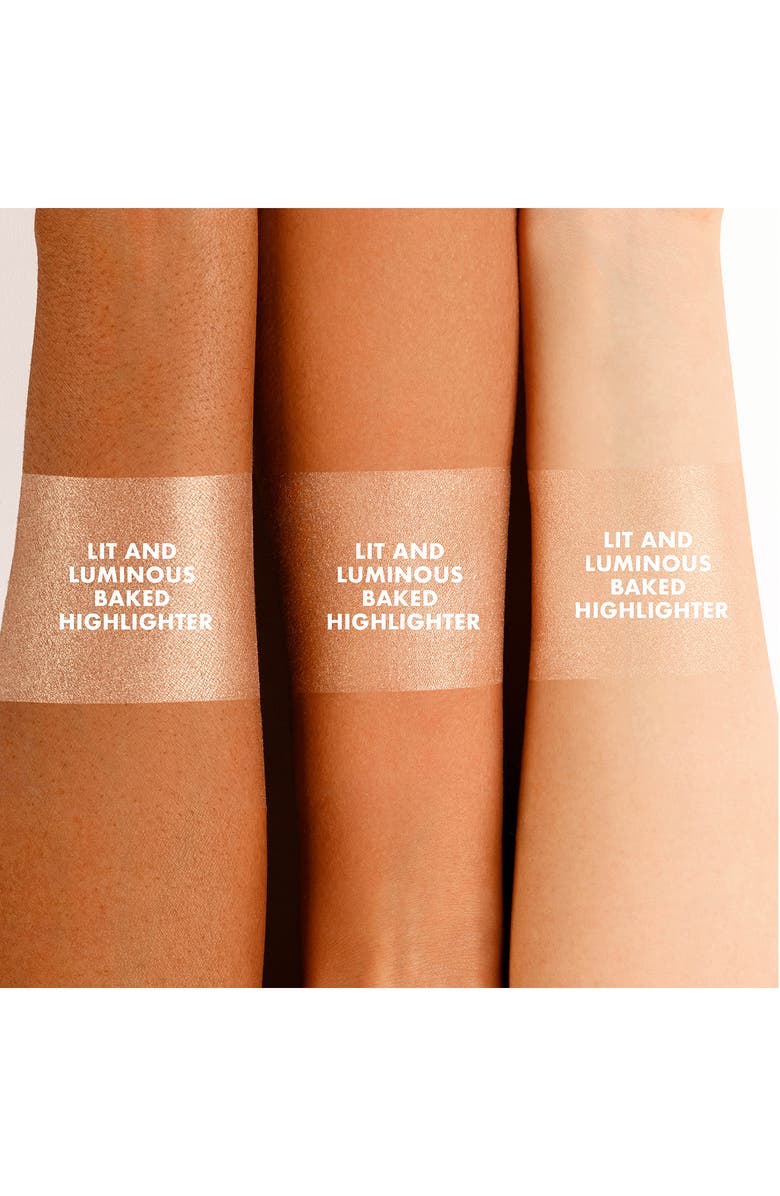ICONIC LONDON Lit & Luminous Baked Highlighter, Alternate, color,