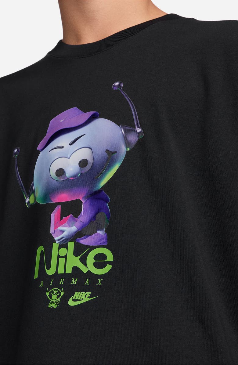 Nike Kids' Max90 Grail Graphic T-Shirt, Alternate, color, Black