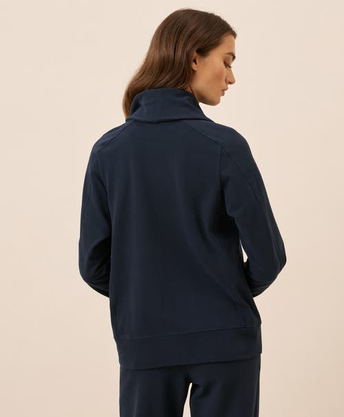 Pact Organic Cotton Cloudknit Zip Jacket In Multi