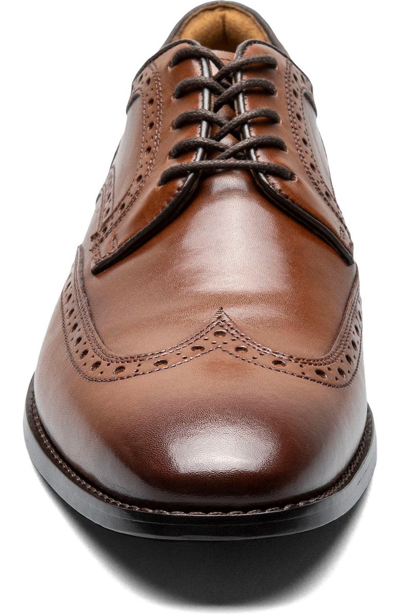 Florsheim Conetta Wingtip Derby, Alternate, color, Cognac