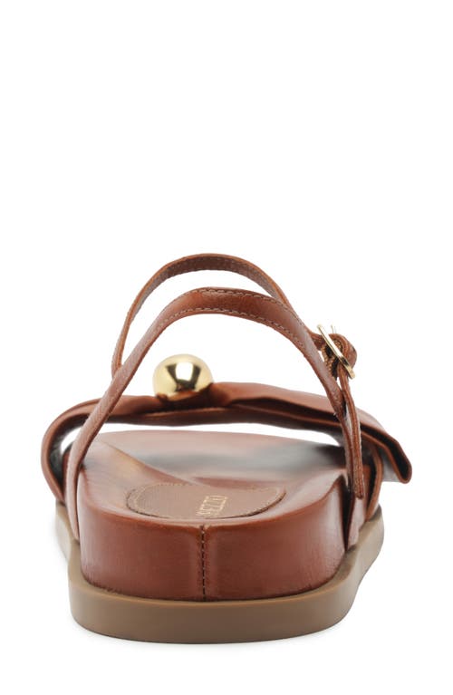 Arezzo Rayna Ankle Strap Sandal In Brown