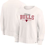 FANATICS Women's Fanatics Branded Cream Chicago Bulls Close the Game Pullover Sweatshirt