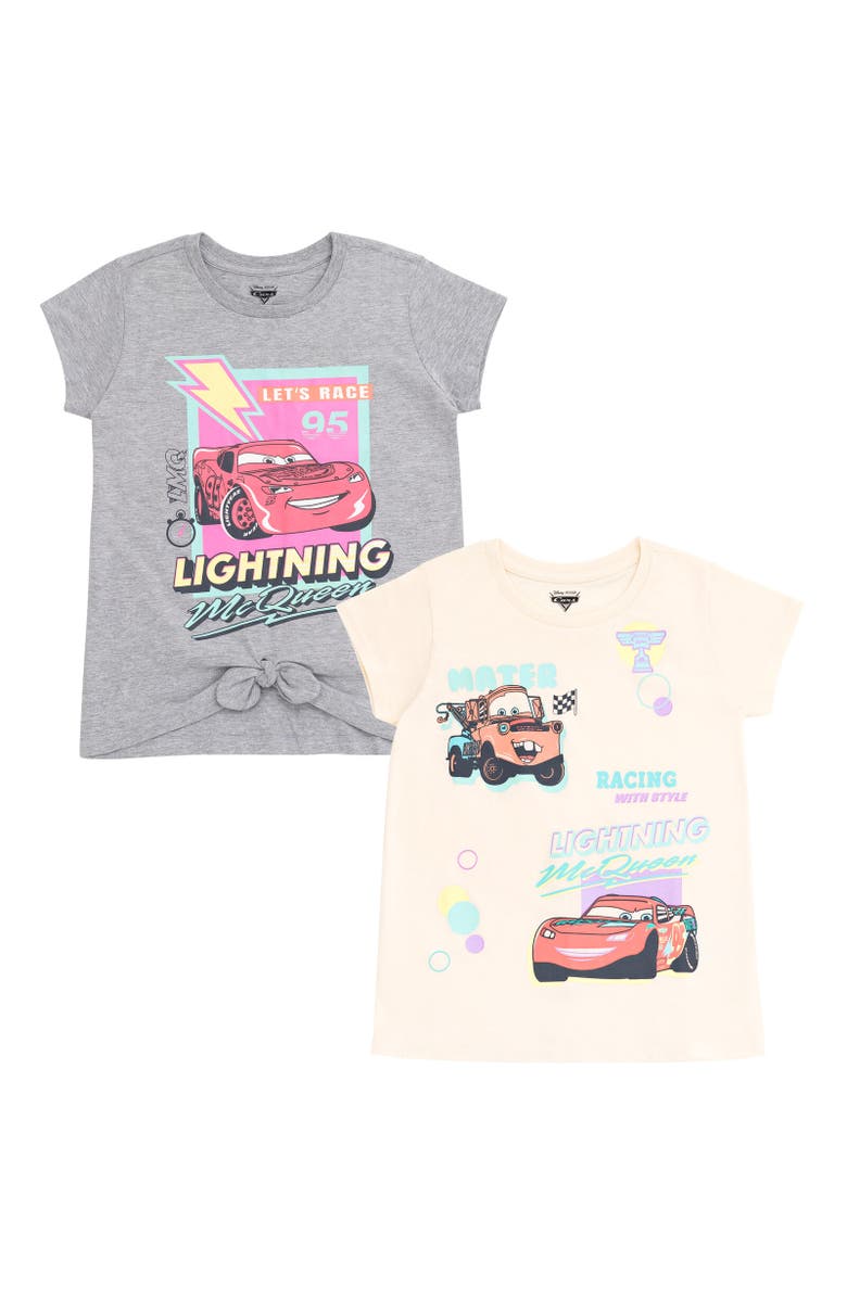 Disney 2-Pack T-Shirts, Main, color, Cars Multicolor
