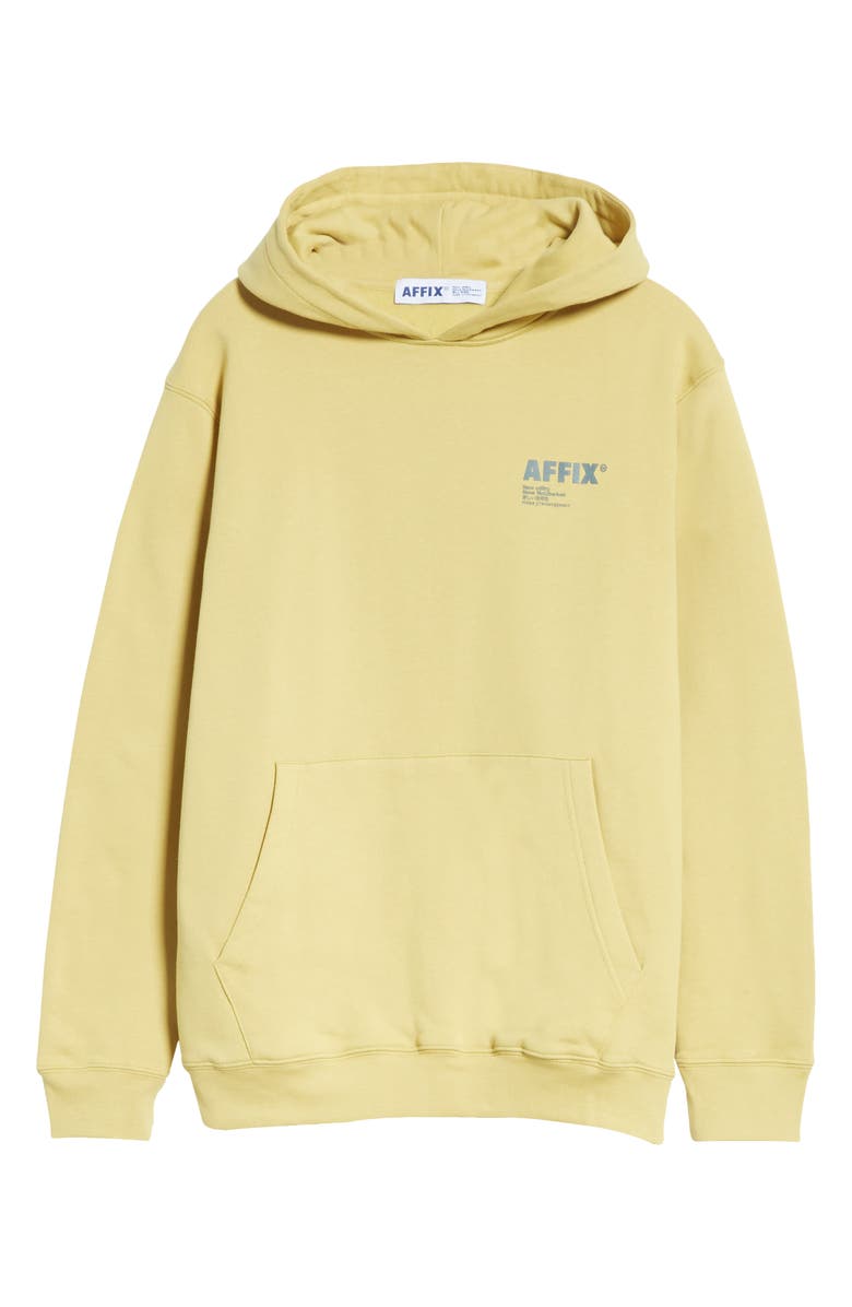 AFFXWRKS AFFIX Logo Print Cotton Hoodie, Alternate, color, 