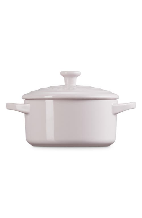Le Creuset 24-ounce Mini Stoneware Cocotte In Shallot