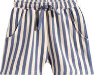 Rylee + Cru Marine Stripe Terry Cloth Shorts