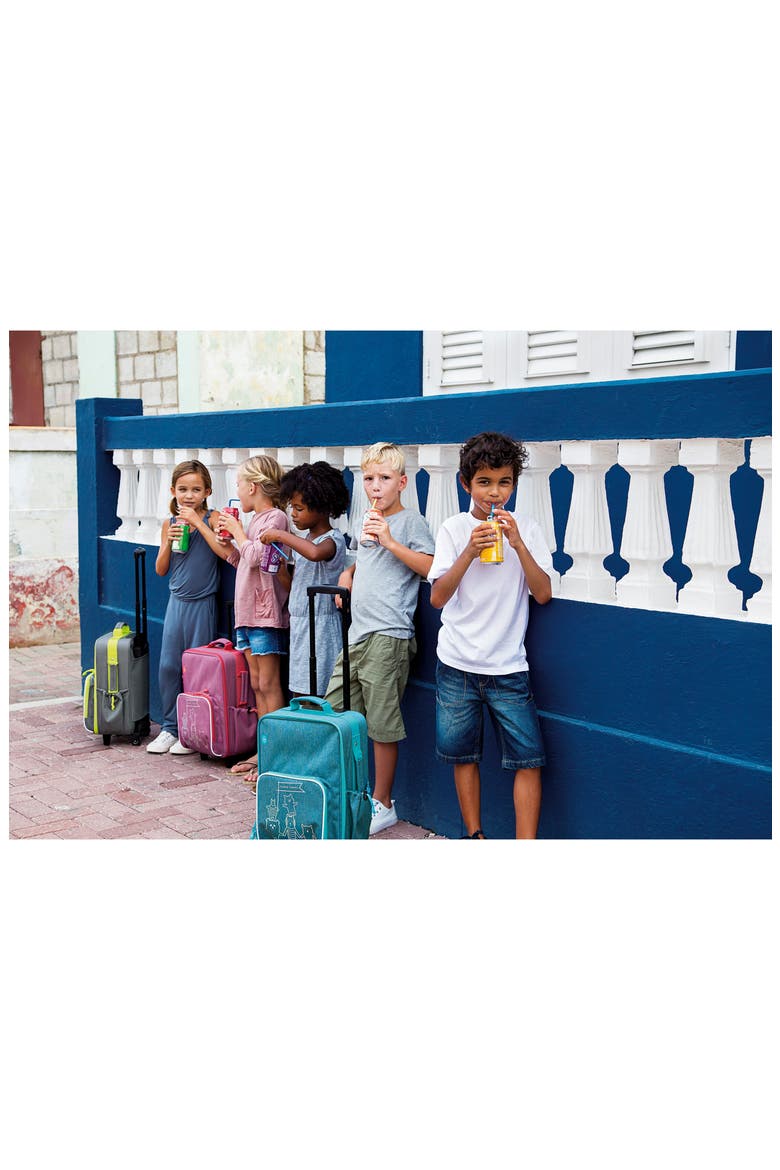 About Friends 18-Inch Rolling Suitcase, Alternate, color, MELANGE BLUE