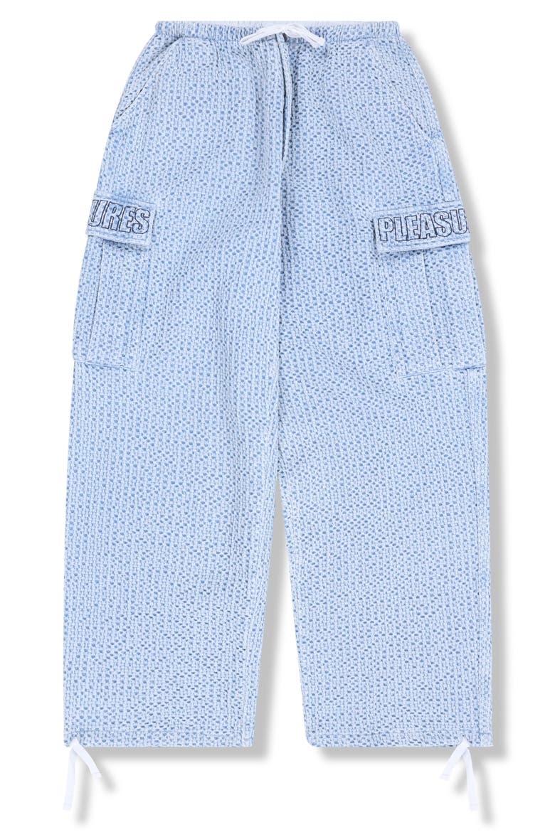 Cotton Knit Cargo Pants, Alternate, color, INDIGO