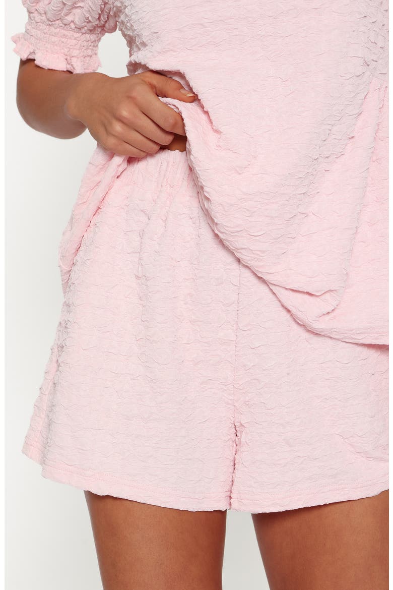 Gail Textured 2-Piece Short Set, Alternate, color, PINK