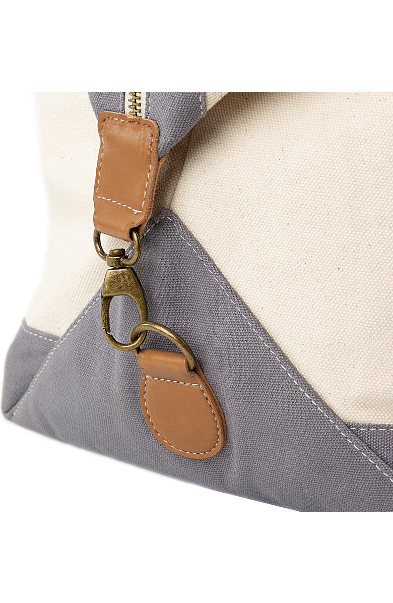 Cathy's Concepts Cathys Concepts Monogram Canvas Duffle Bag, Alternate, color,