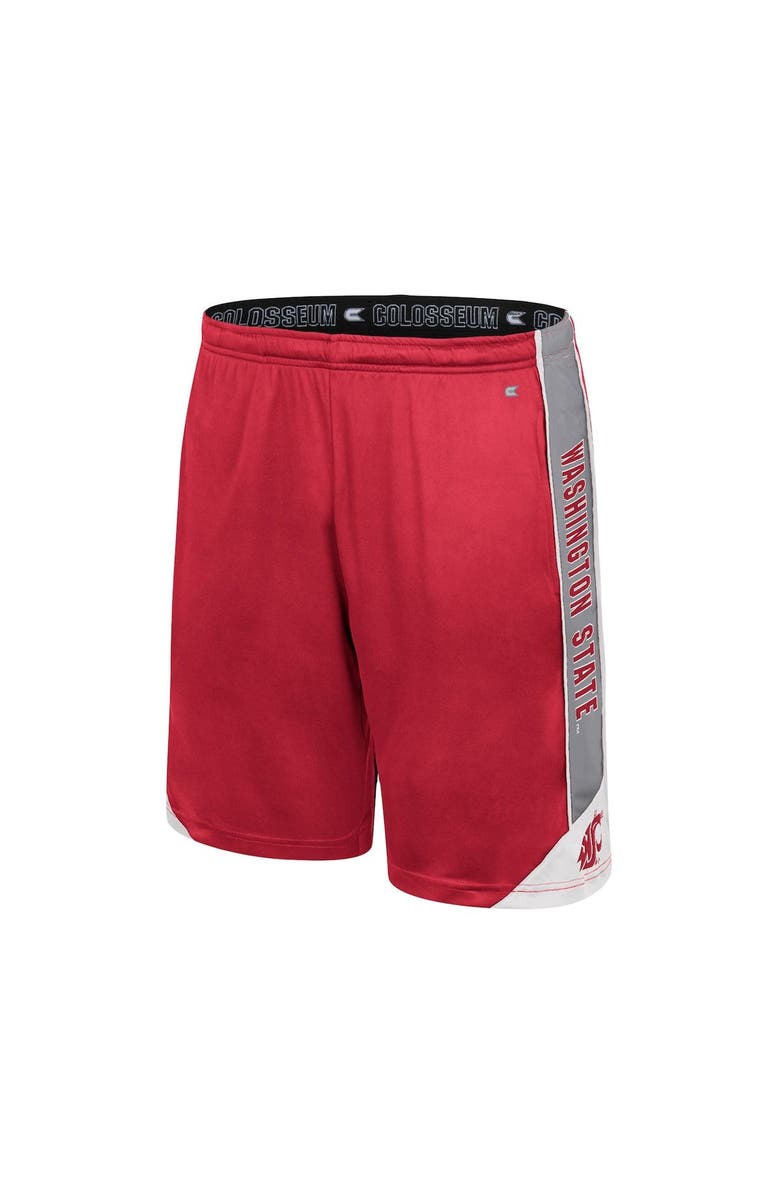 COLOSSEUM Men's Colosseum Crimson Washington State Cougars Haller Shorts, Alternate, color, Crimson